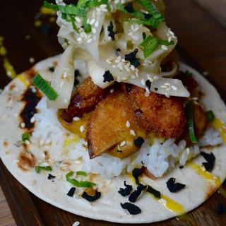 Eggplant Katsu Taco